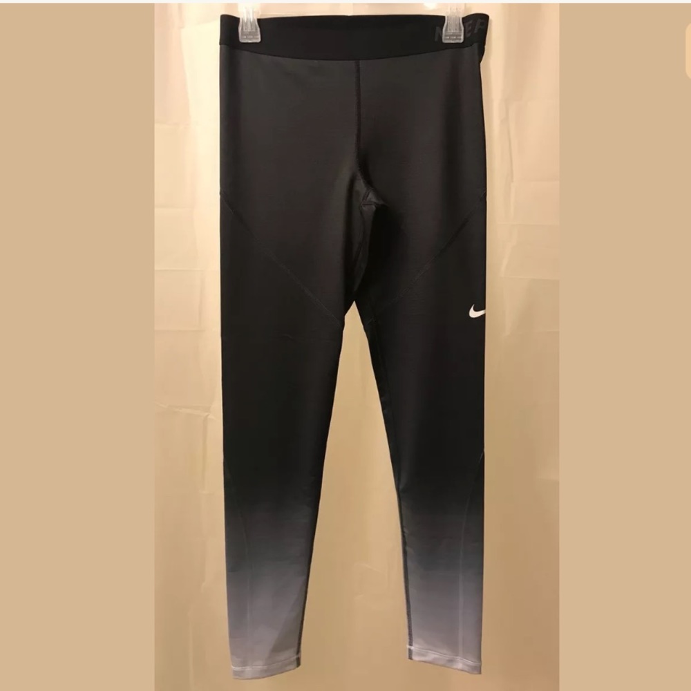 NIKE PRO Women’s Hyperwarm Ombré Tights Size L